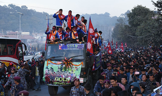 Nepali Football Team Grand ...